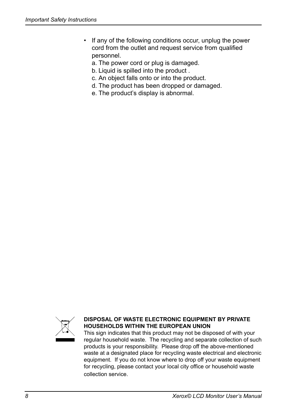 Xerox XR6 Series User Manual | Page 9 / 29