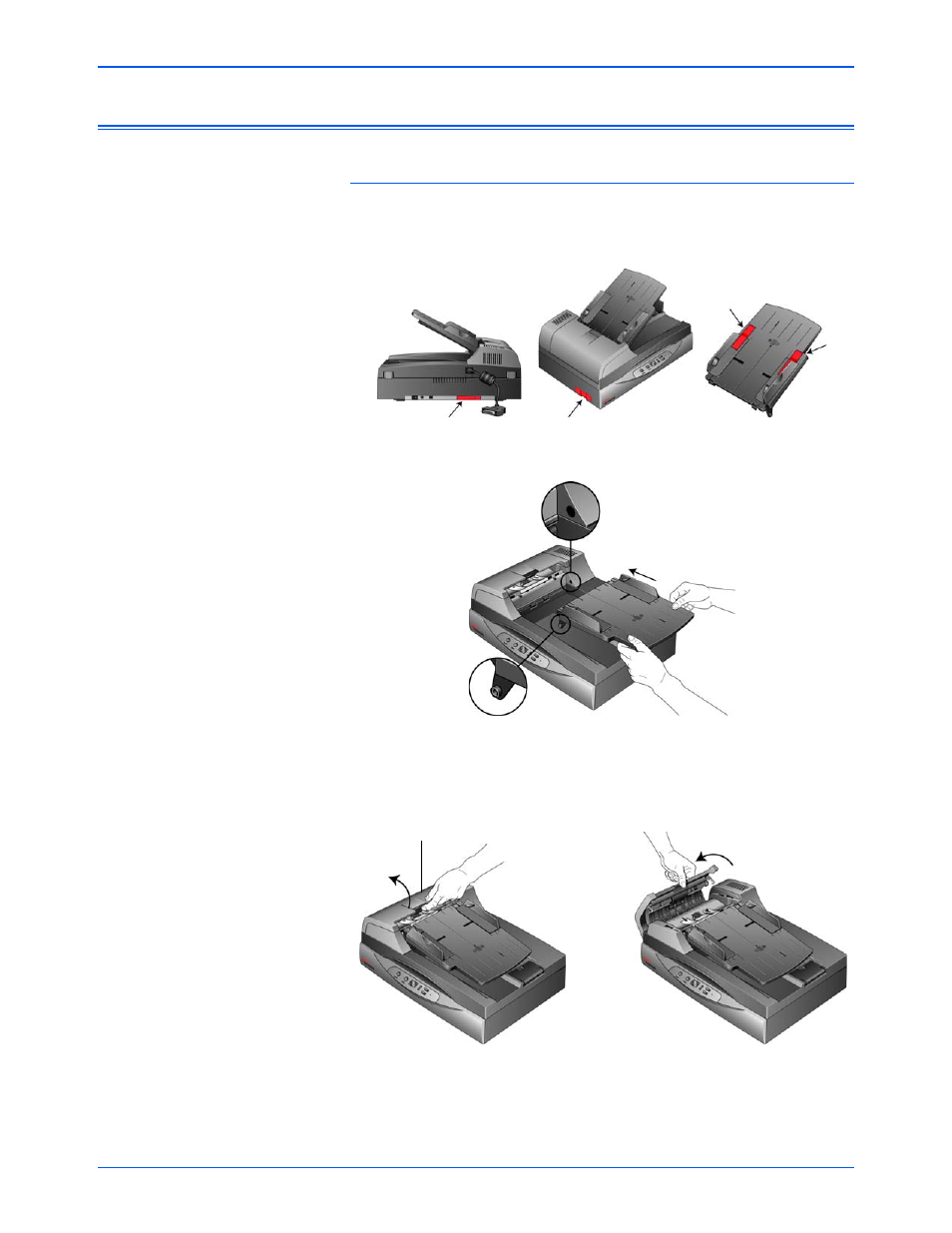 Step 1: assemble the scanner | Xerox DocuMate 632 User Manual | Page 10 / 133