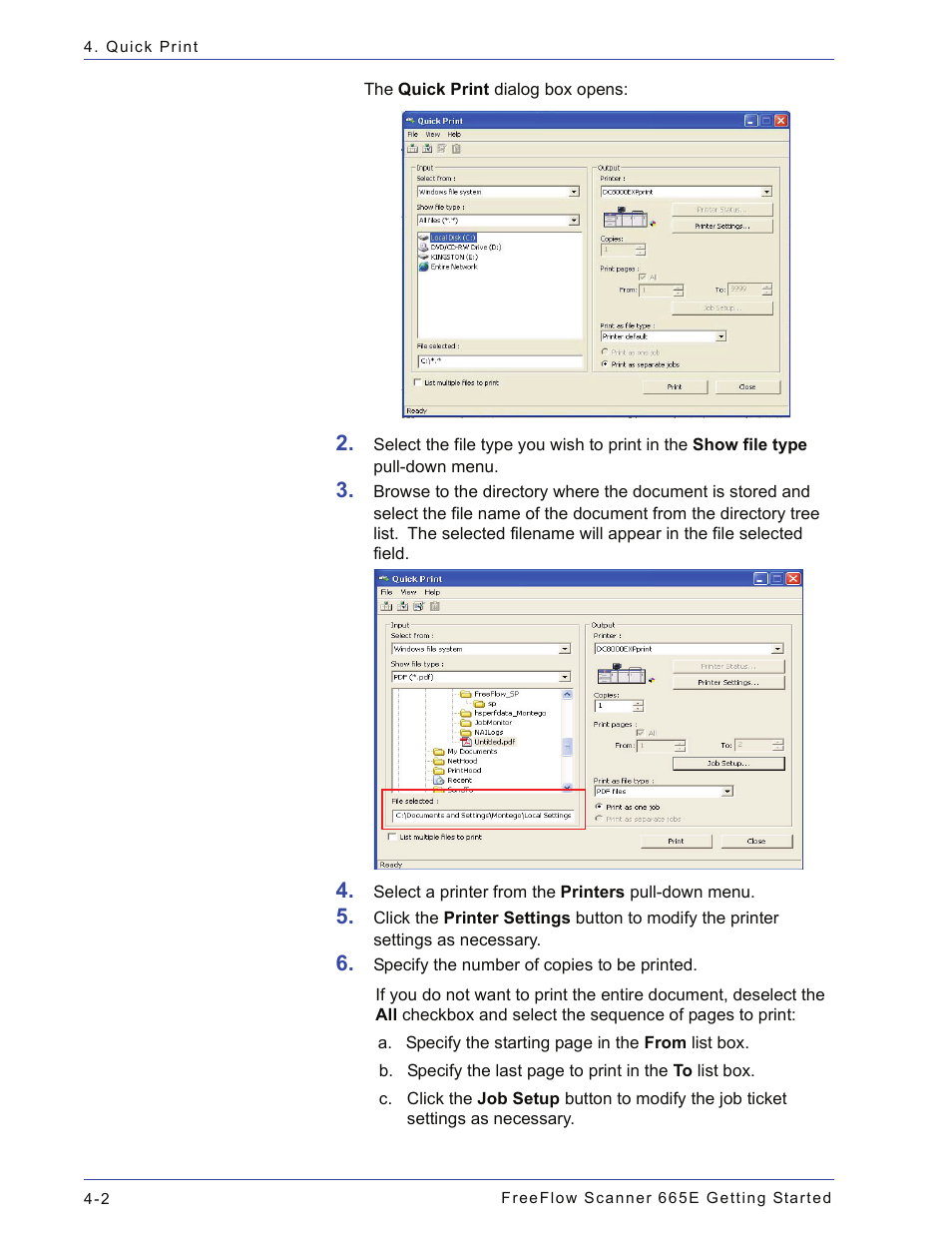 Xerox 665E User Manual | Page 54 / 76