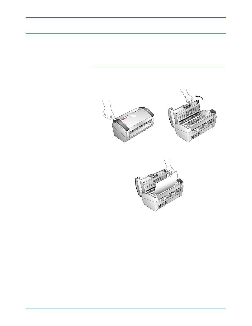 Clearing paper jams | Xerox DocuMate 272 User Manual | Page 109 / 127