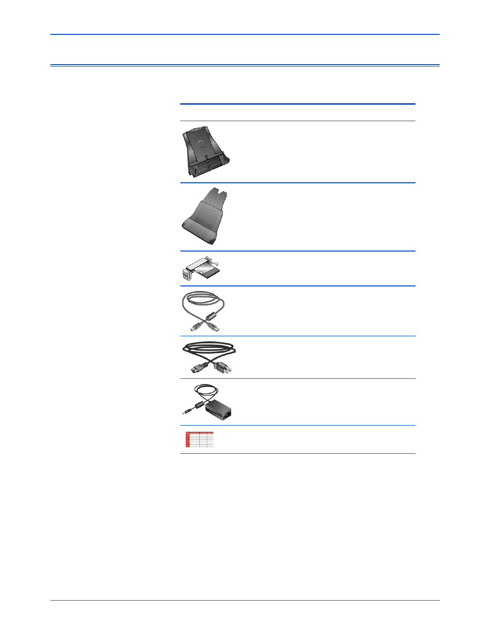 Xerox documate 272 scanner parts list | Xerox DocuMate 272 User Manual | Page 118 / 127