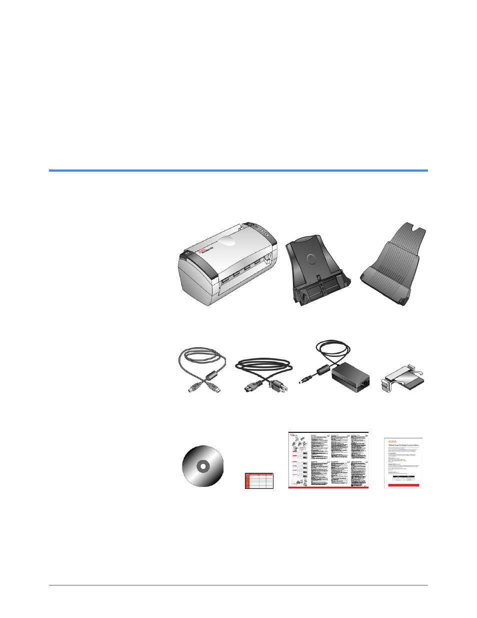 Welcome, What’s in the box | Xerox DocuMate 272 User Manual | Page 6 / 127