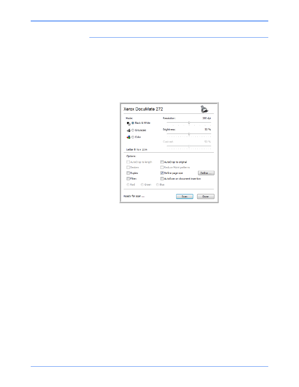Xerox DocuMate 272 User Manual | Page 69 / 127