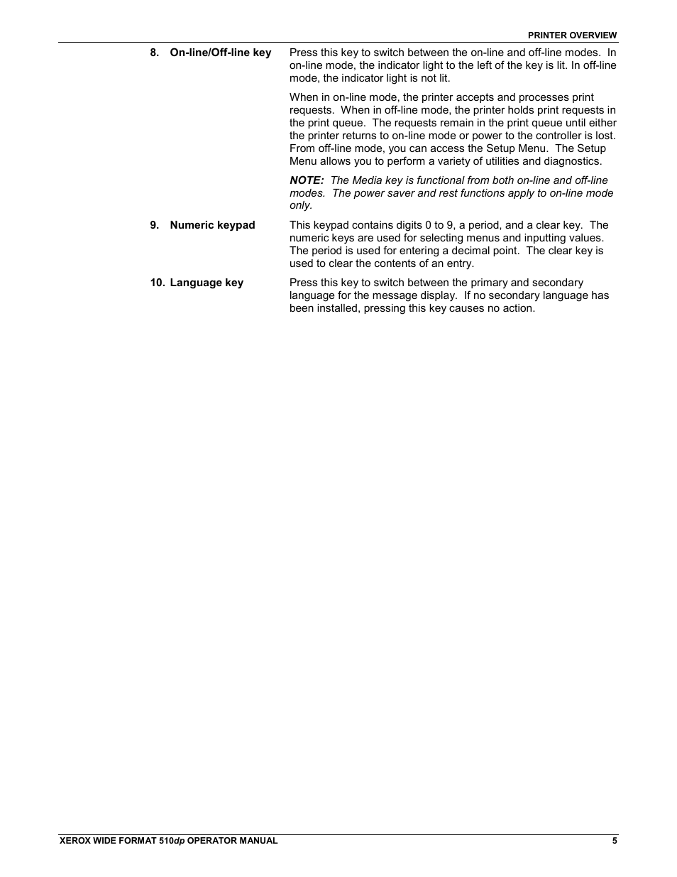 Xerox 510DP (Operator Manual) User Manual | Page 15 / 64