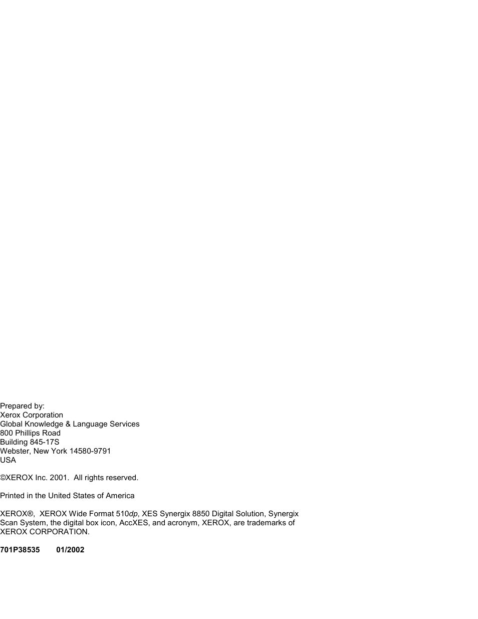 Xerox 510DP (Operator Manual) User Manual | Page 2 / 64
