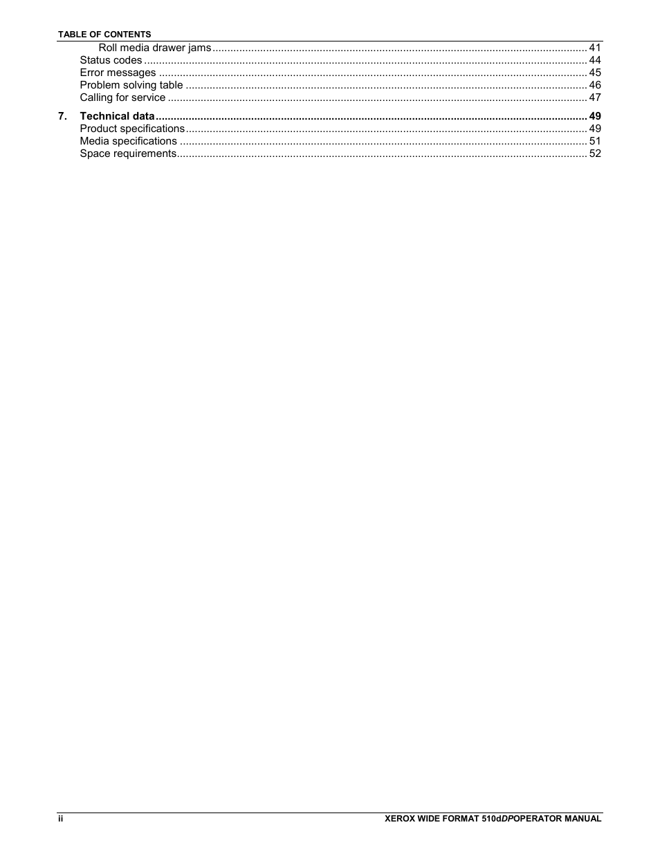 Xerox 510DP (Operator Manual) User Manual | Page 4 / 64