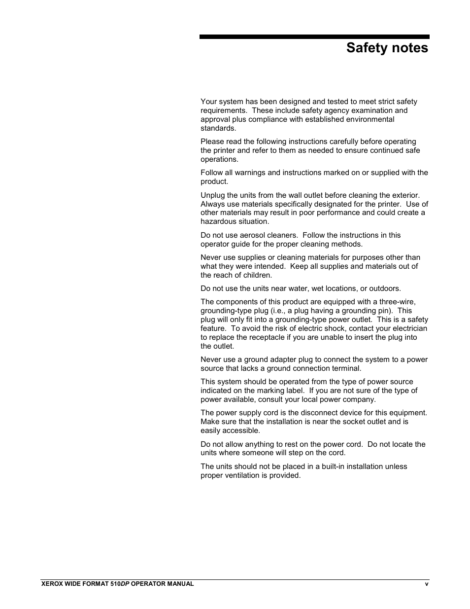 Xerox 510DP (Operator Manual) User Manual | Page 7 / 64