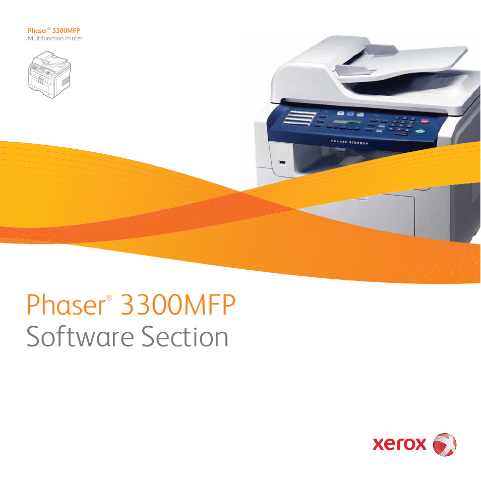 Software section, Phaser | Xerox Phaser 3300MFP User Manual | Page 104 / 148