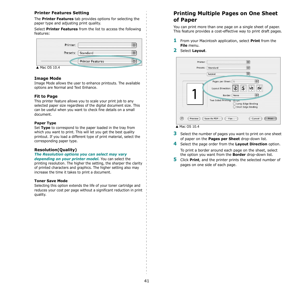 Printing multiple pages on one sheet of paper | Xerox Phaser 3300MFP User Manual | Page 145 / 148