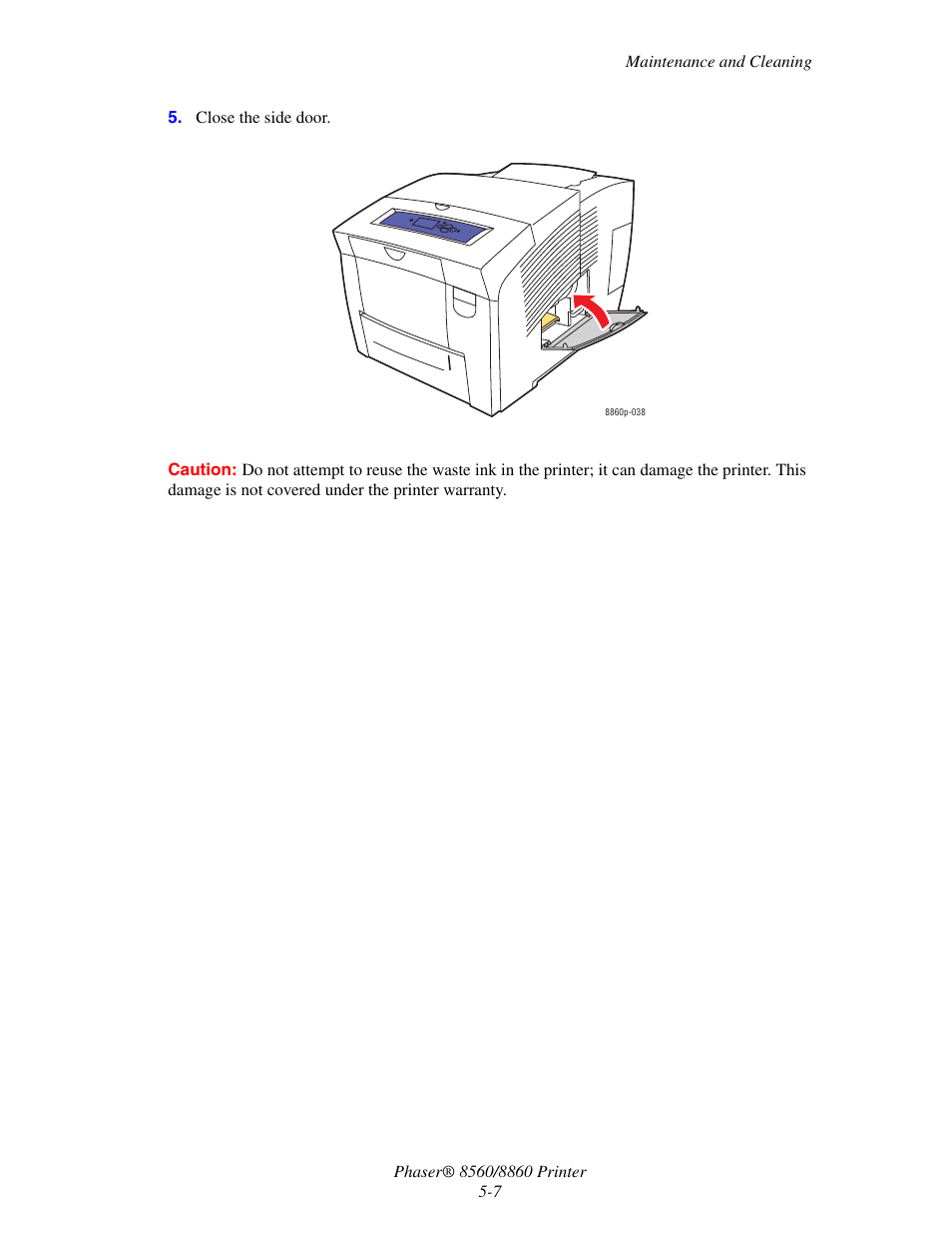 Xerox 8560 User Manual | Page 115 / 167