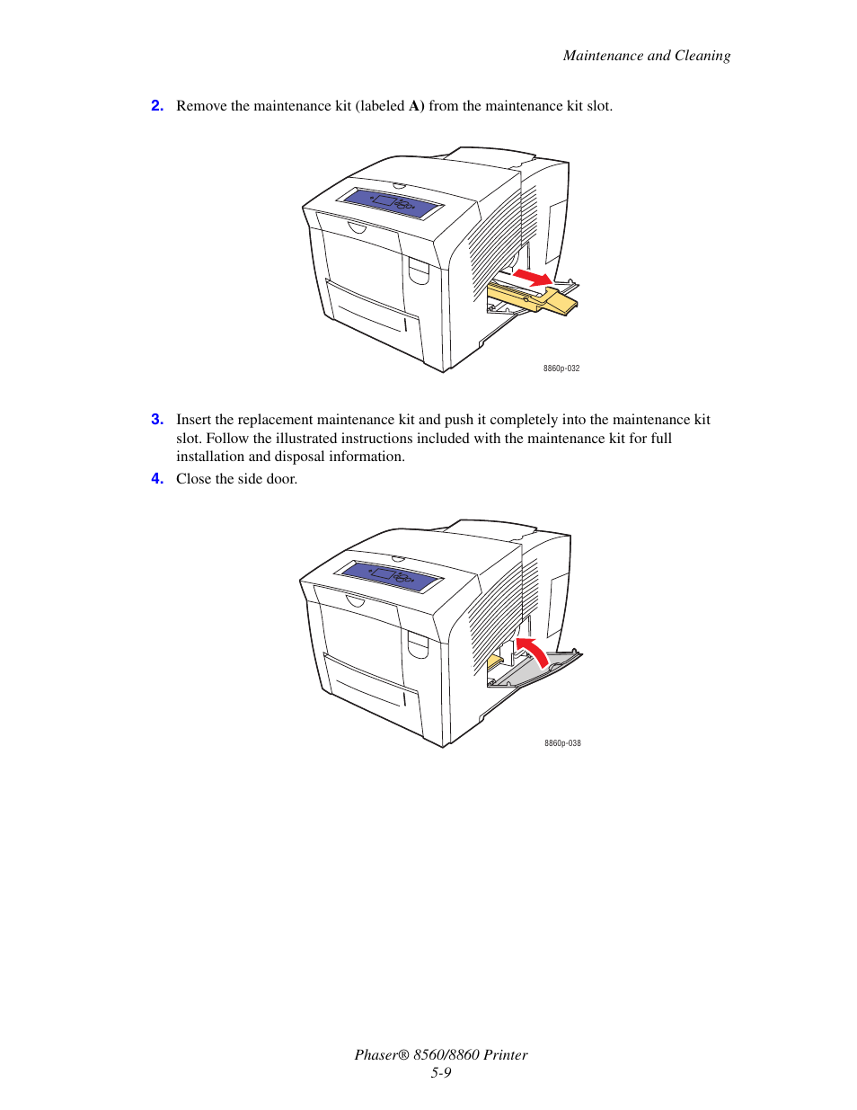 Xerox 8560 User Manual | Page 117 / 167