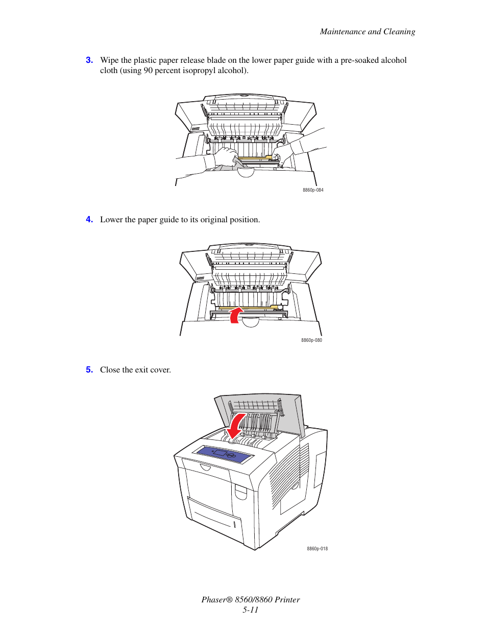 Xerox 8560 User Manual | Page 119 / 167