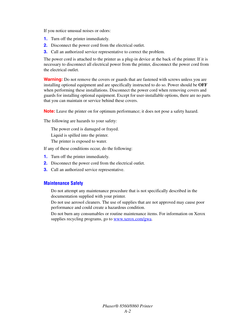 Xerox 8560 User Manual | Page 154 / 167