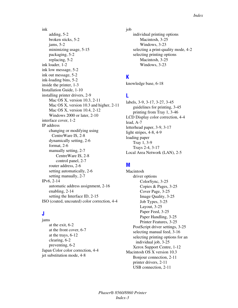 Xerox 8560 User Manual | Page 162 / 167