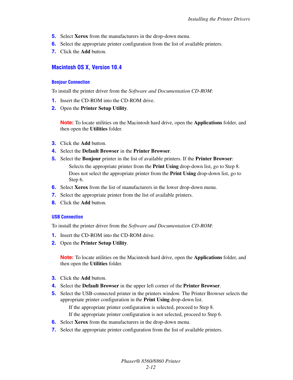 Xerox 8560 User Manual | Page 29 / 167