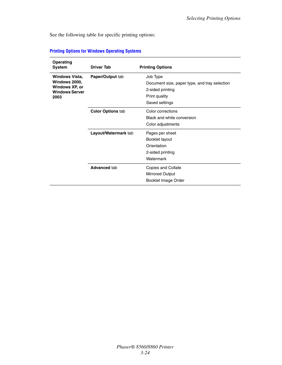 Xerox 8560 User Manual | Page 60 / 167