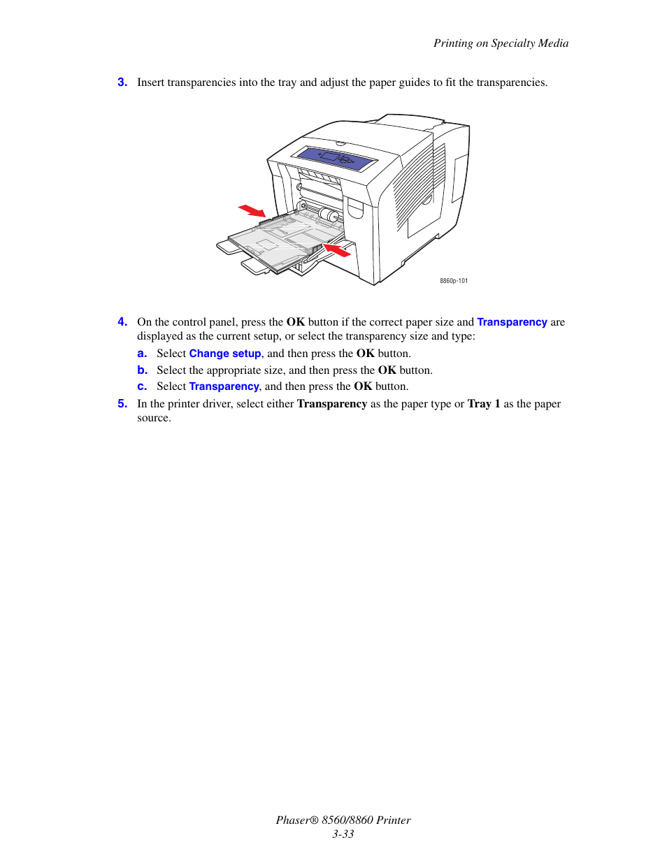 Xerox 8560 User Manual | Page 69 / 167