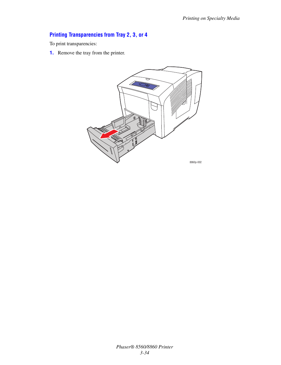 Xerox 8560 User Manual | Page 70 / 167