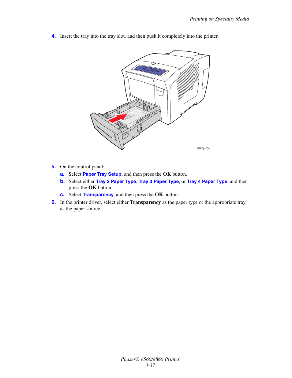 Xerox 8560 User Manual | Page 73 / 167