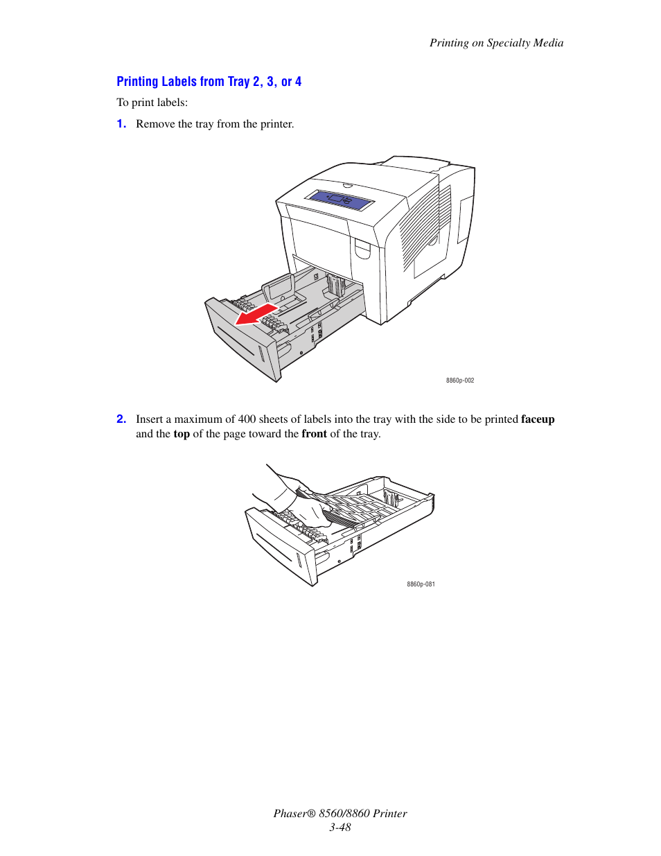 Xerox 8560 User Manual | Page 84 / 167