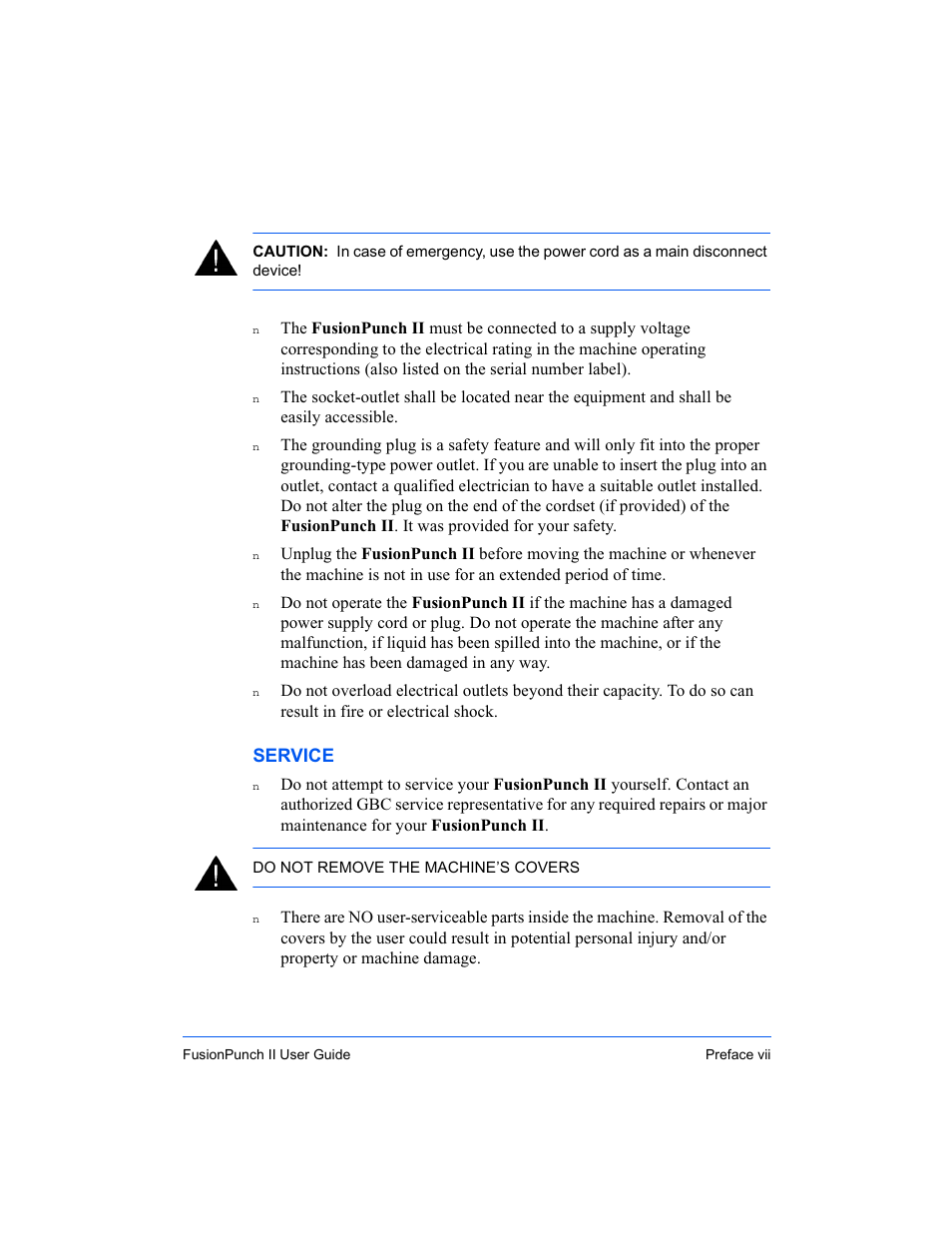Service | Xerox 16 Series User Manual | Page 11 / 132