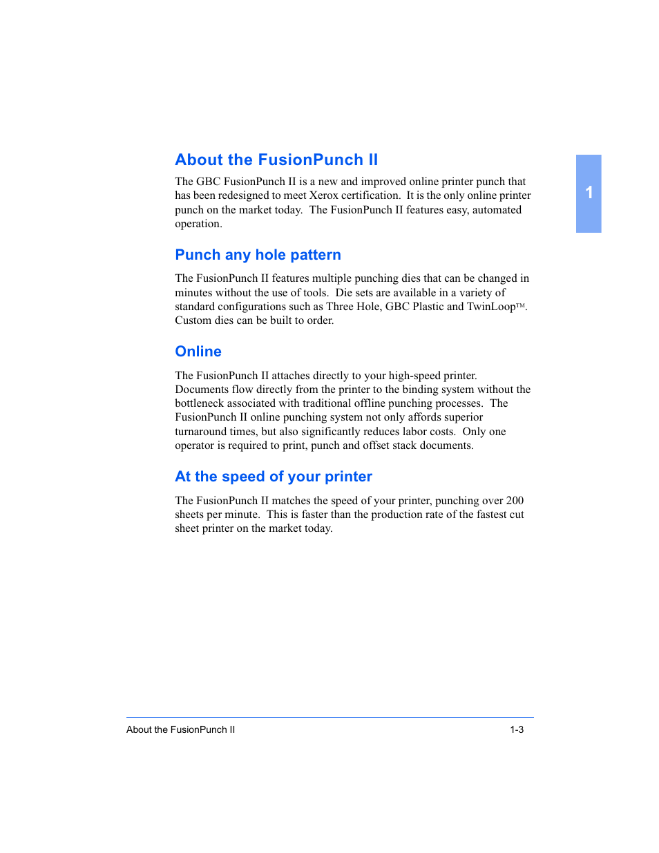 About the fusionpunch ii | Xerox 16 Series User Manual | Page 15 / 132