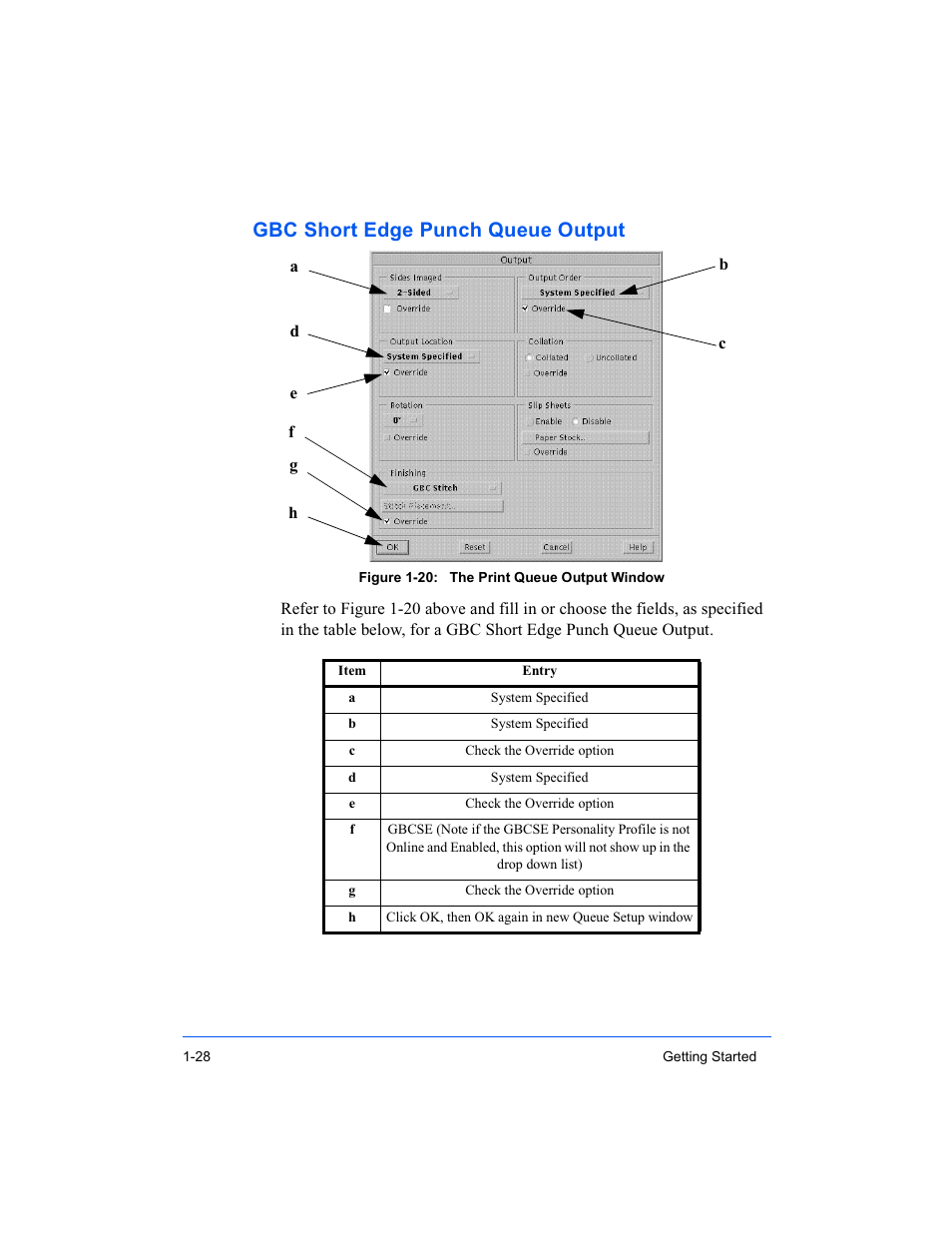 Gbc short edge punch queue output | Xerox 16 Series User Manual | Page 40 / 132