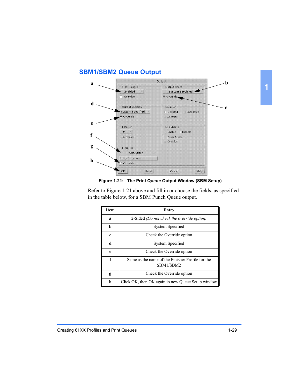Sbm1/sbm2 queue output | Xerox 16 Series User Manual | Page 41 / 132