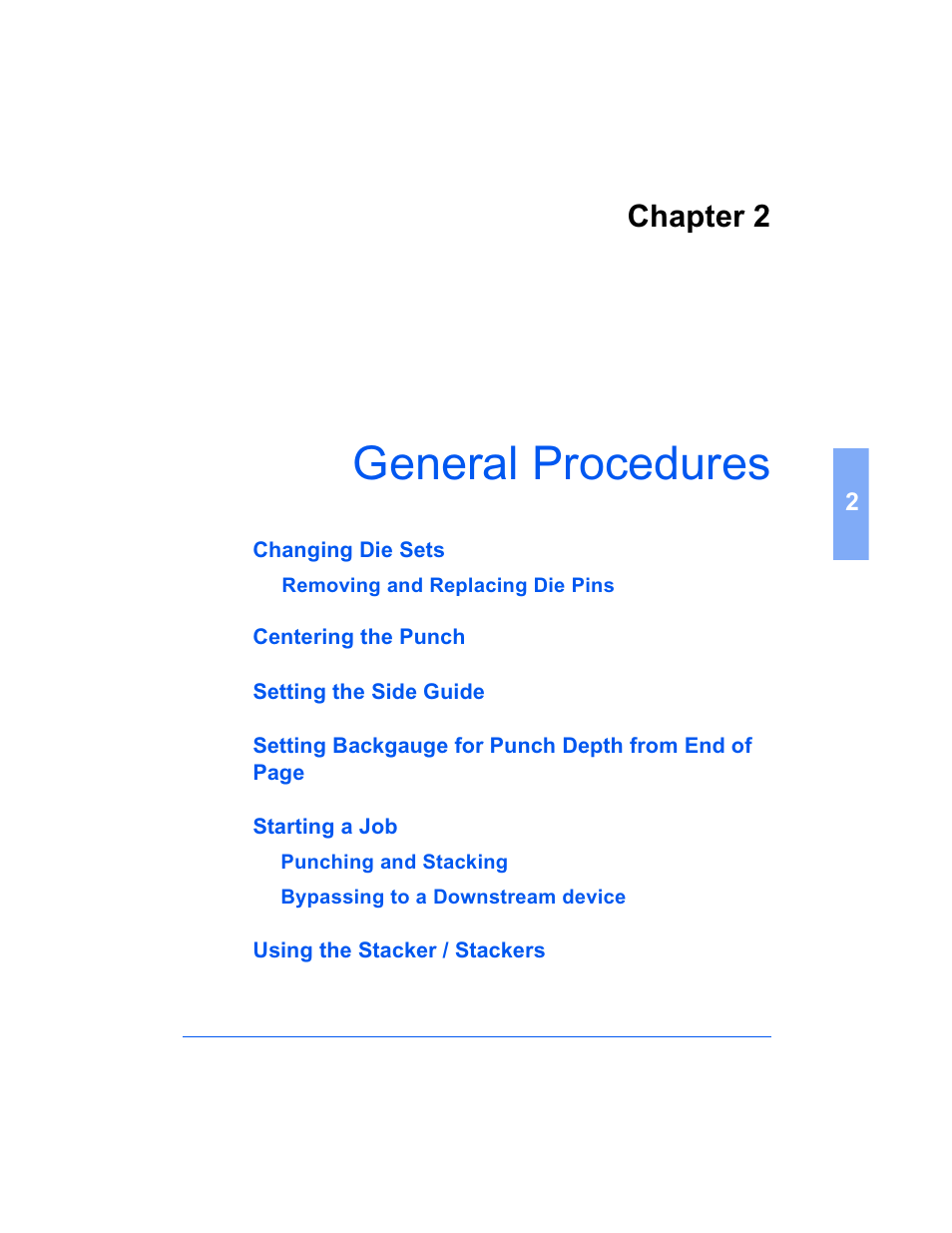General procedures, Chapter 2 | Xerox 16 Series User Manual | Page 43 / 132