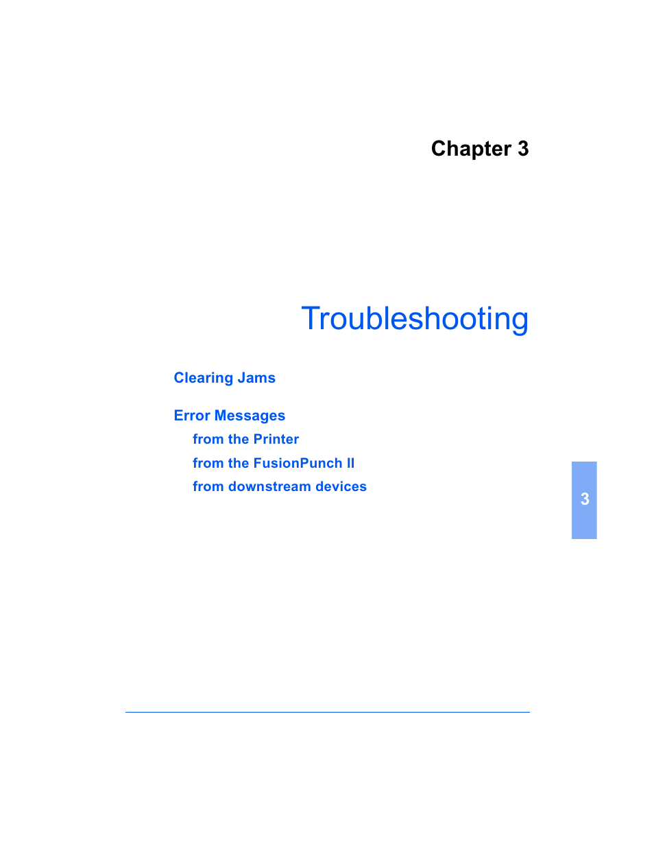 Troubleshooting, Chapter 3 | Xerox 16 Series User Manual | Page 71 / 132