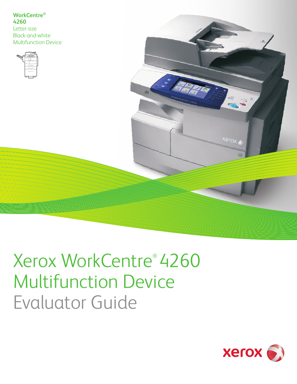 Xerox WORKCENTRE 4260 User Manual | 16 pages