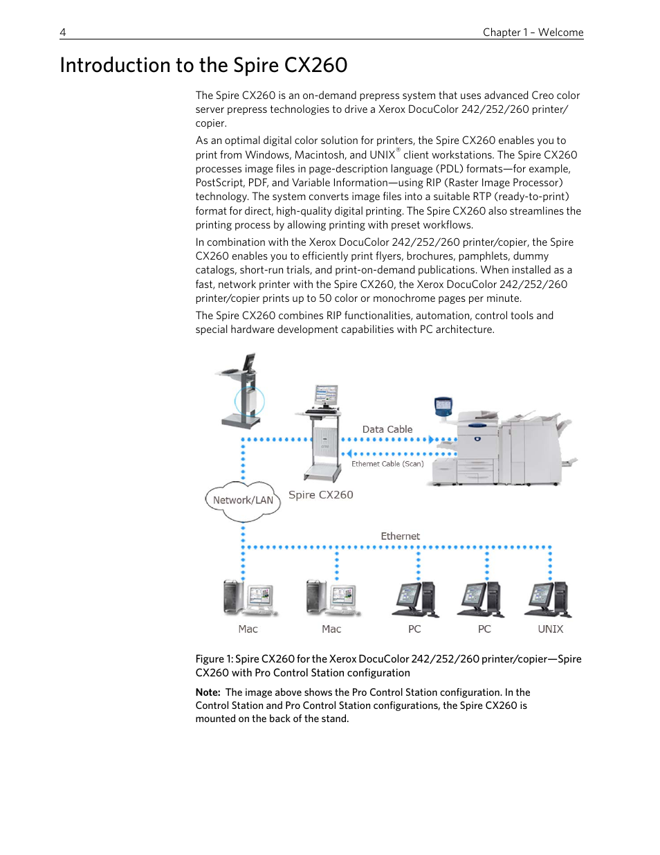 Overview of guide, Introduction to the spire cx260, Overview of guide introduction to the spire cx260 | Xerox 242 User Manual | Page 12 / 262