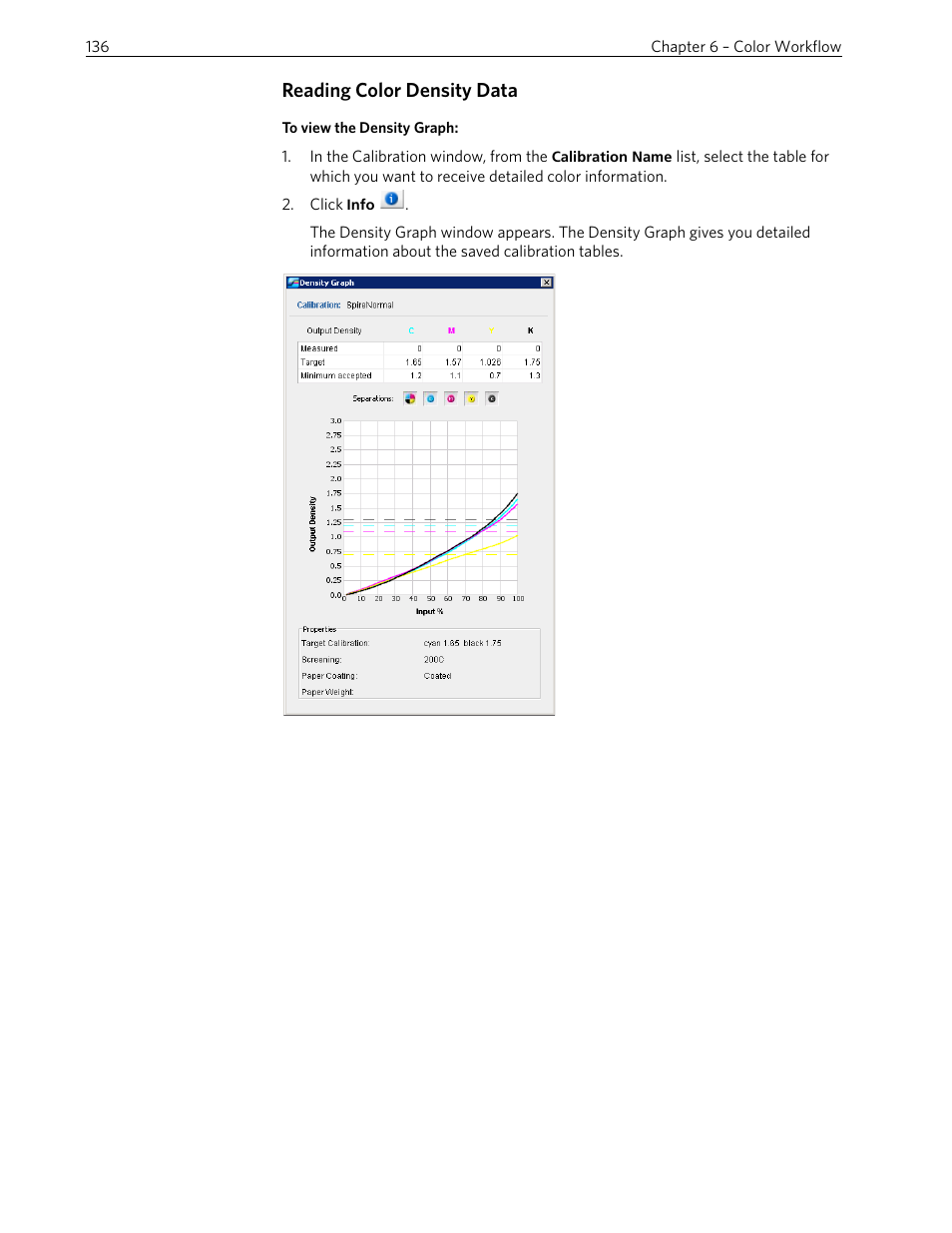 Reading color density data, Aph. see reading color density data on | Xerox 242 User Manual | Page 144 / 262