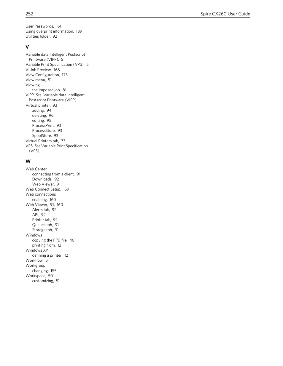 Xerox 242 User Manual | Page 260 / 262