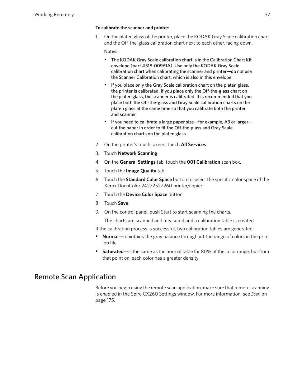 Remote scan application | Xerox 242 User Manual | Page 45 / 262