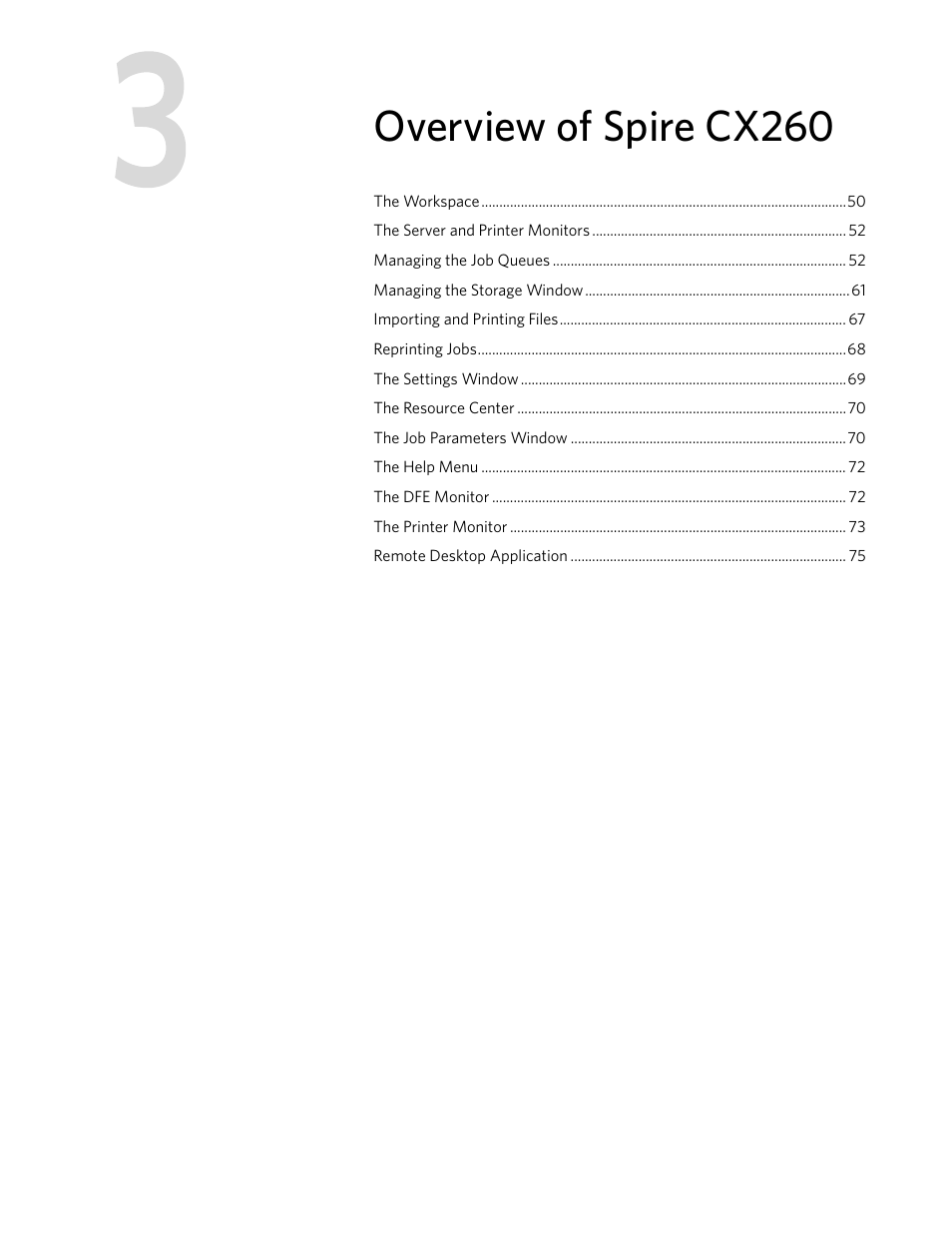 Overview of spire cx260 | Xerox 242 User Manual | Page 57 / 262