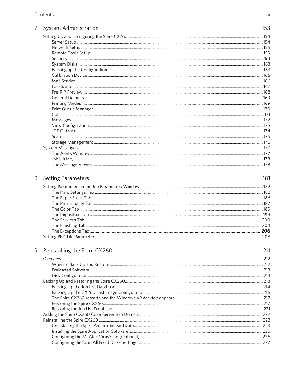 Xerox 242 User Manual | Page 7 / 262