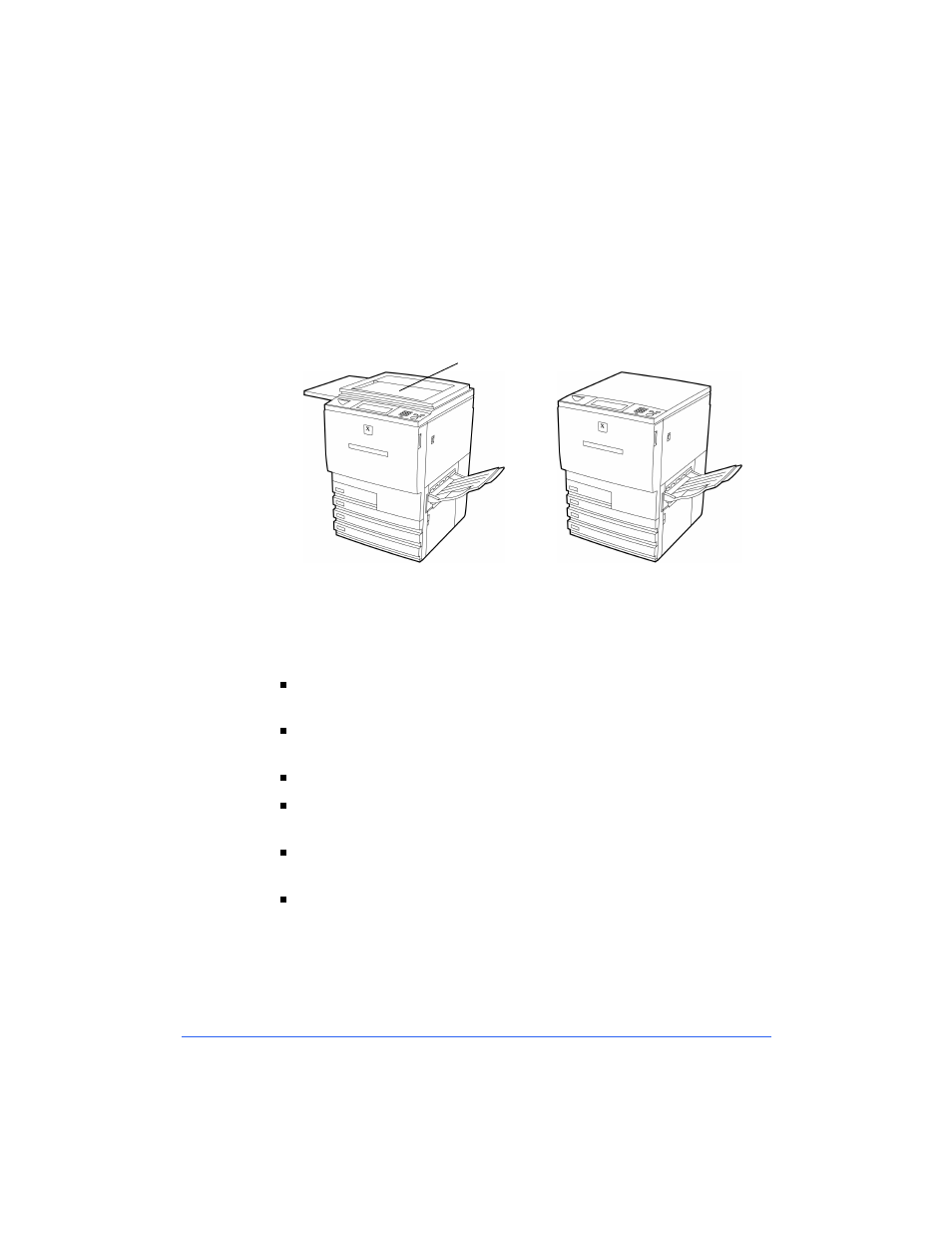 Printer models and features, St lp | Xerox 50 LP/ST User Manual | Page 44 / 142