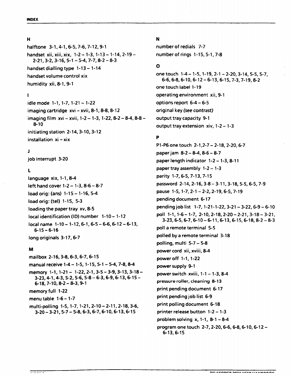 Xerox 7024 User Manual | Page 162 / 164