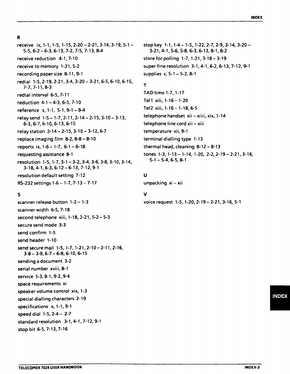 Xerox 7024 User Manual | Page 163 / 164