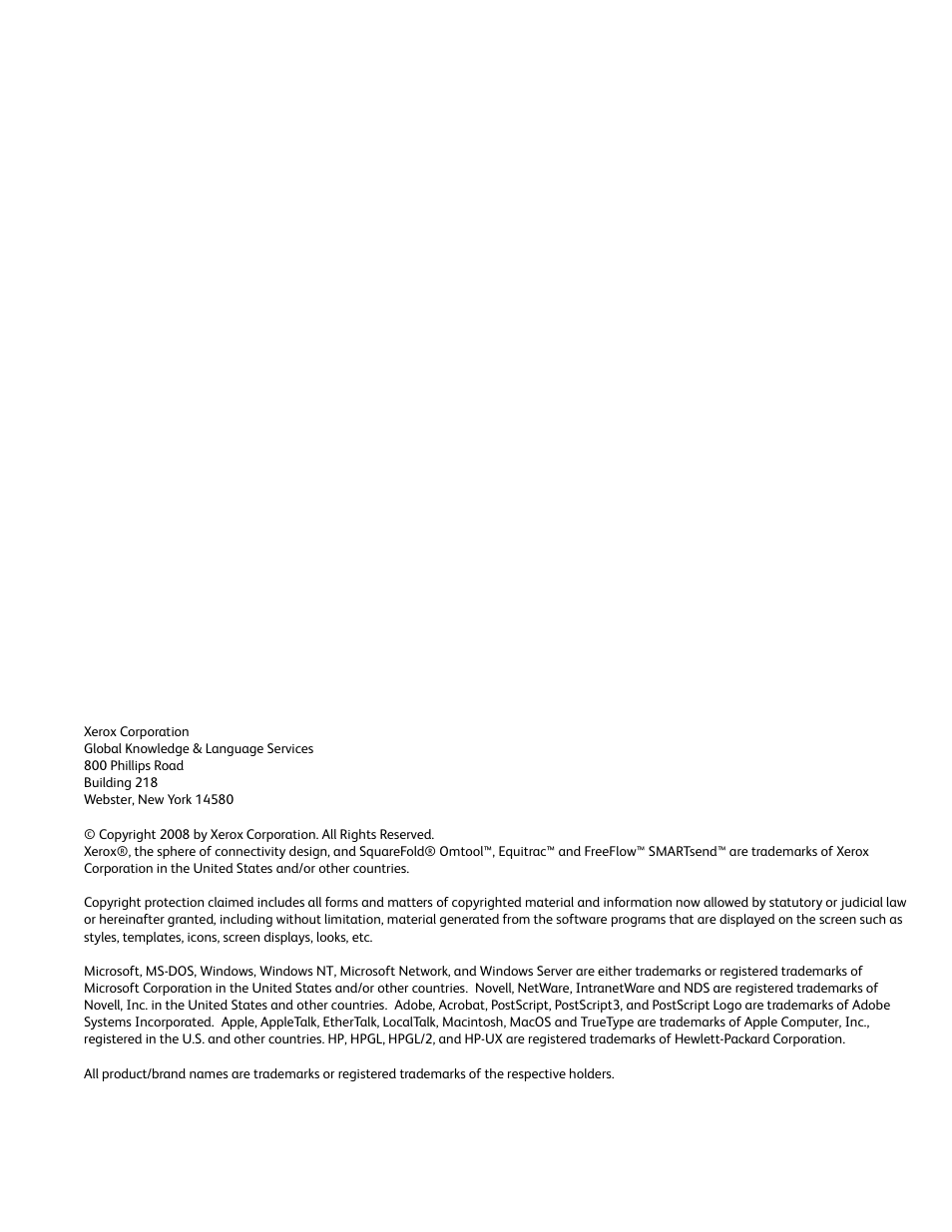 Xerox Trimmer Module SquareFold User Manual | Page 2 / 24