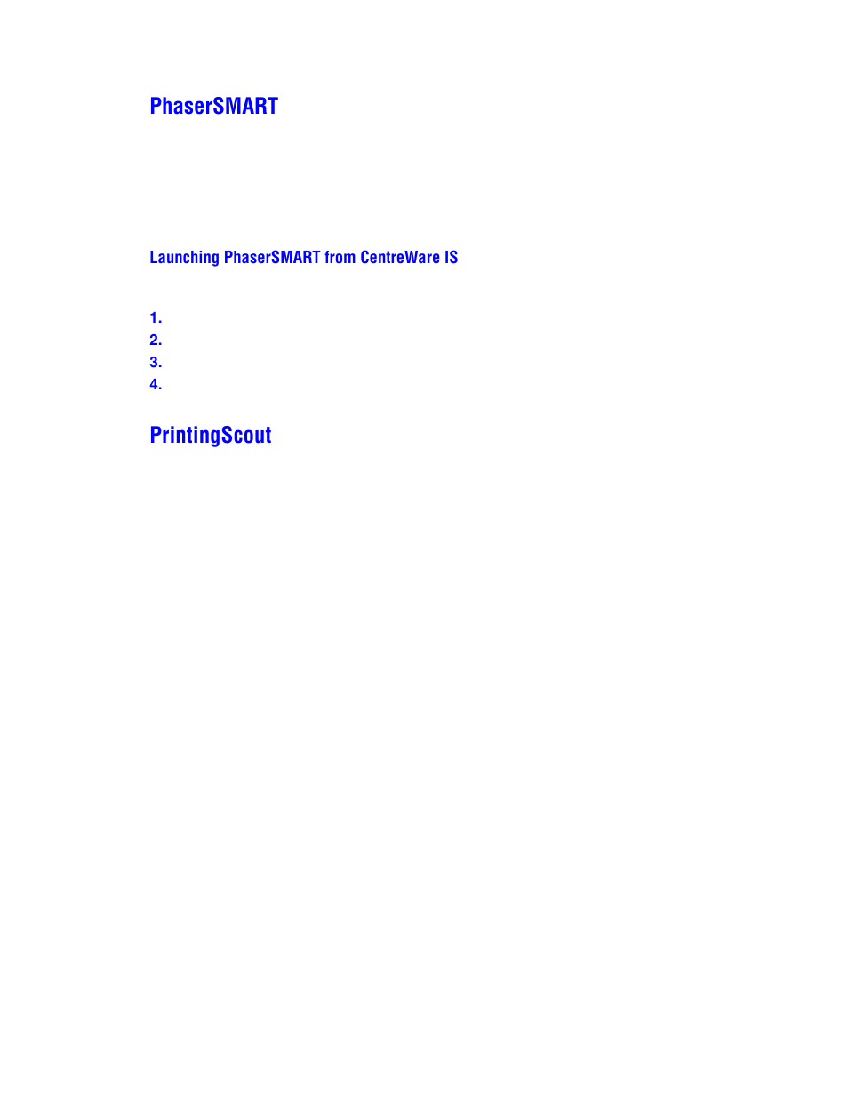 Phasersmart, Printingscout | Xerox Color Laser Printer 6250 User Manual | Page 2 / 2