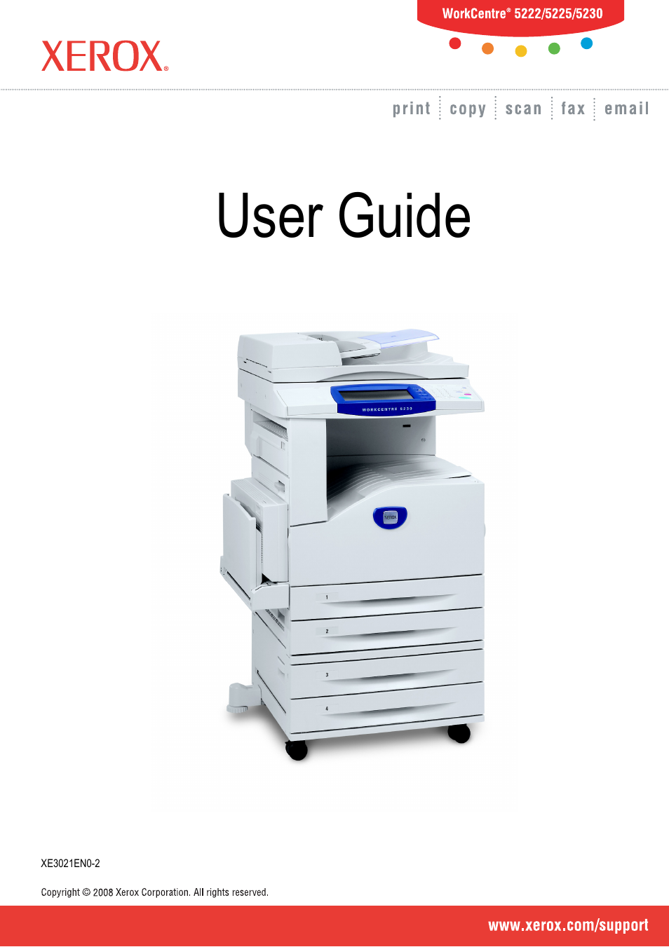 Xerox 5222 User Manual | 182 pages