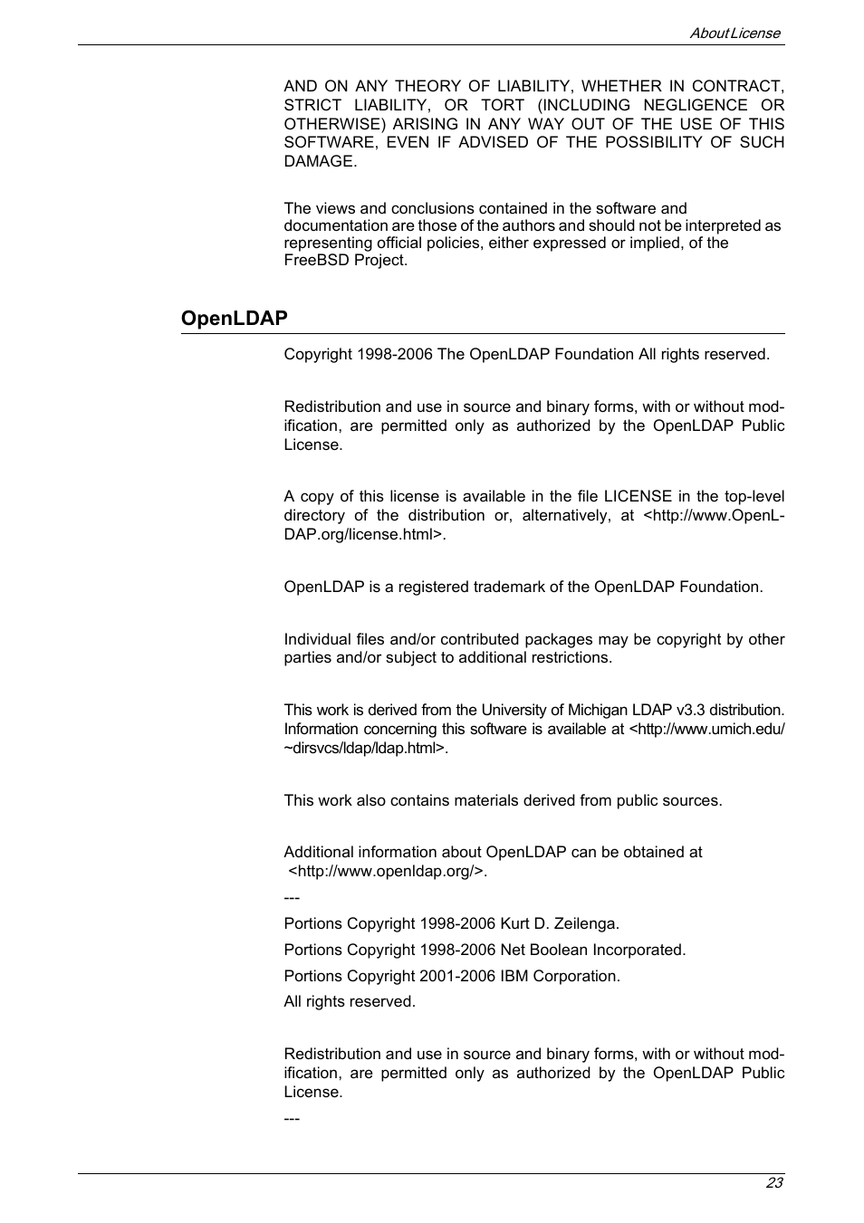 Openldap | Xerox 5222 User Manual | Page 23 / 182