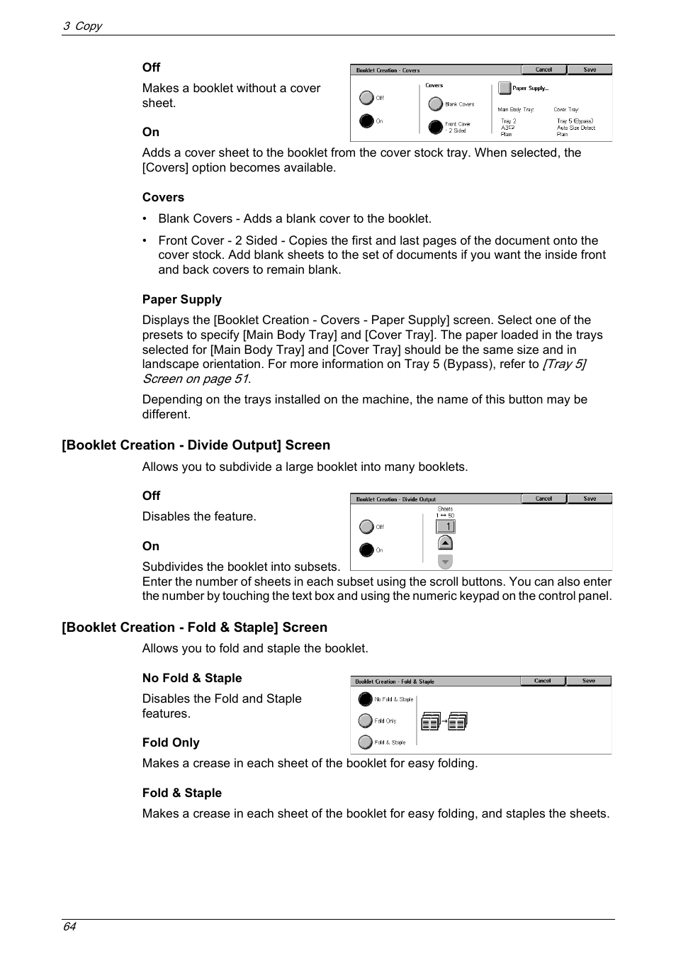 Refer to | Xerox 5222 User Manual | Page 64 / 182