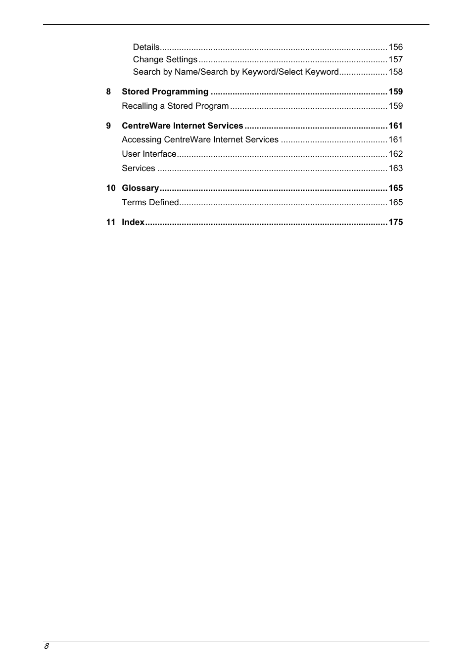 Xerox 5222 User Manual | Page 8 / 182