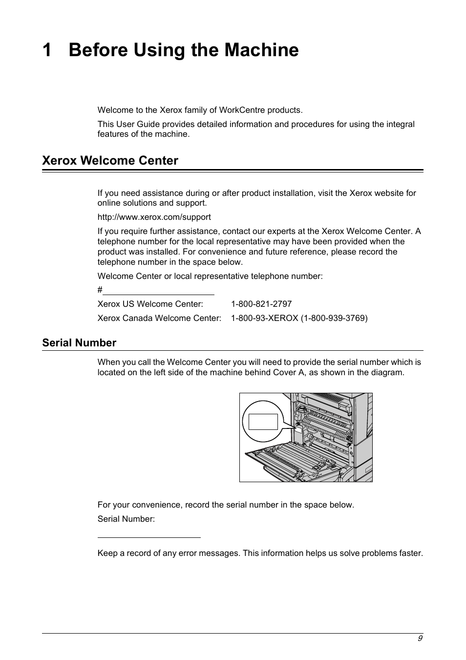 Xerox 5222 User Manual | Page 9 / 182