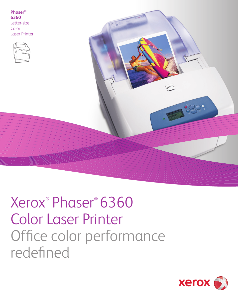 Xerox 6360 User Manual | 4 pages