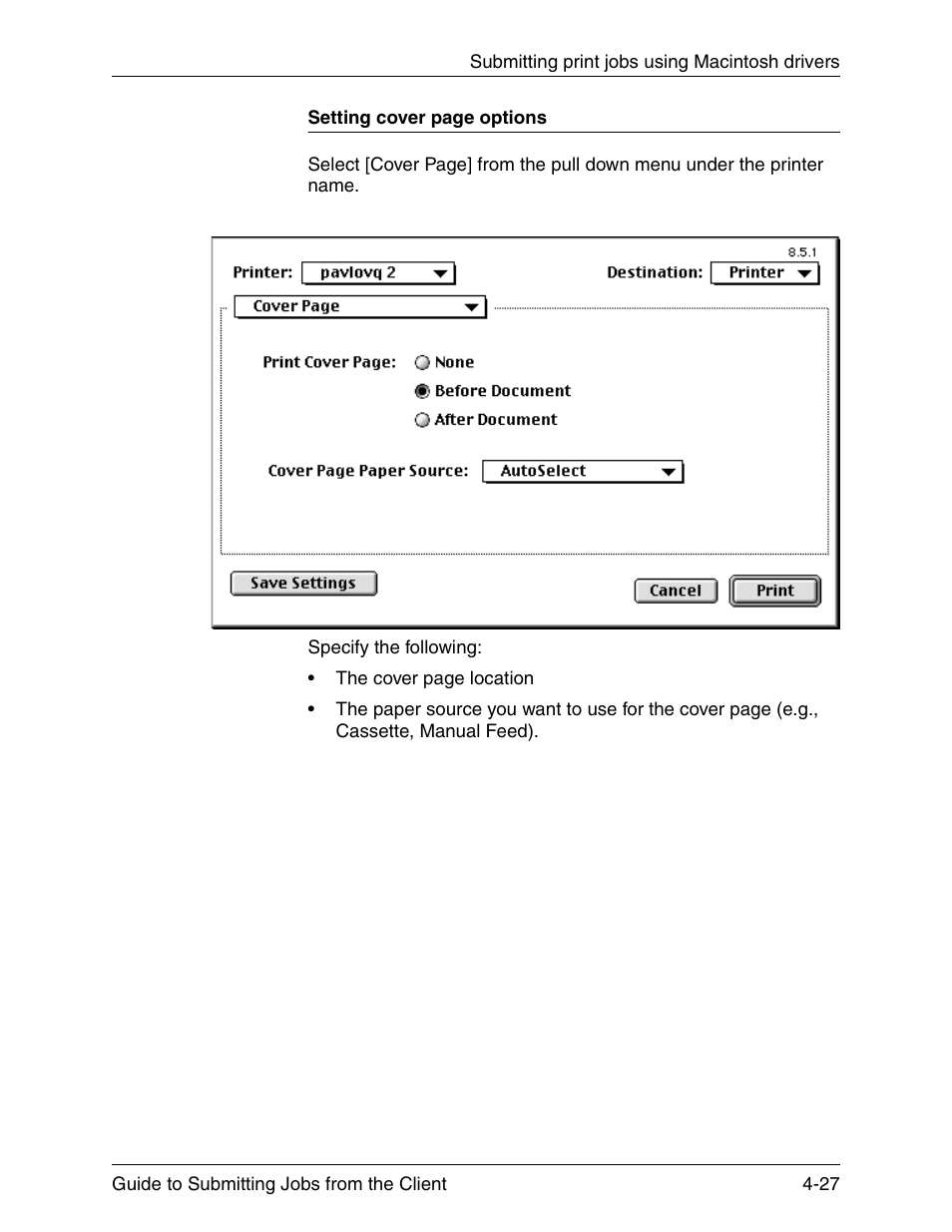 Xerox DocuPrint 721P90350 User Manual | Page 115 / 216