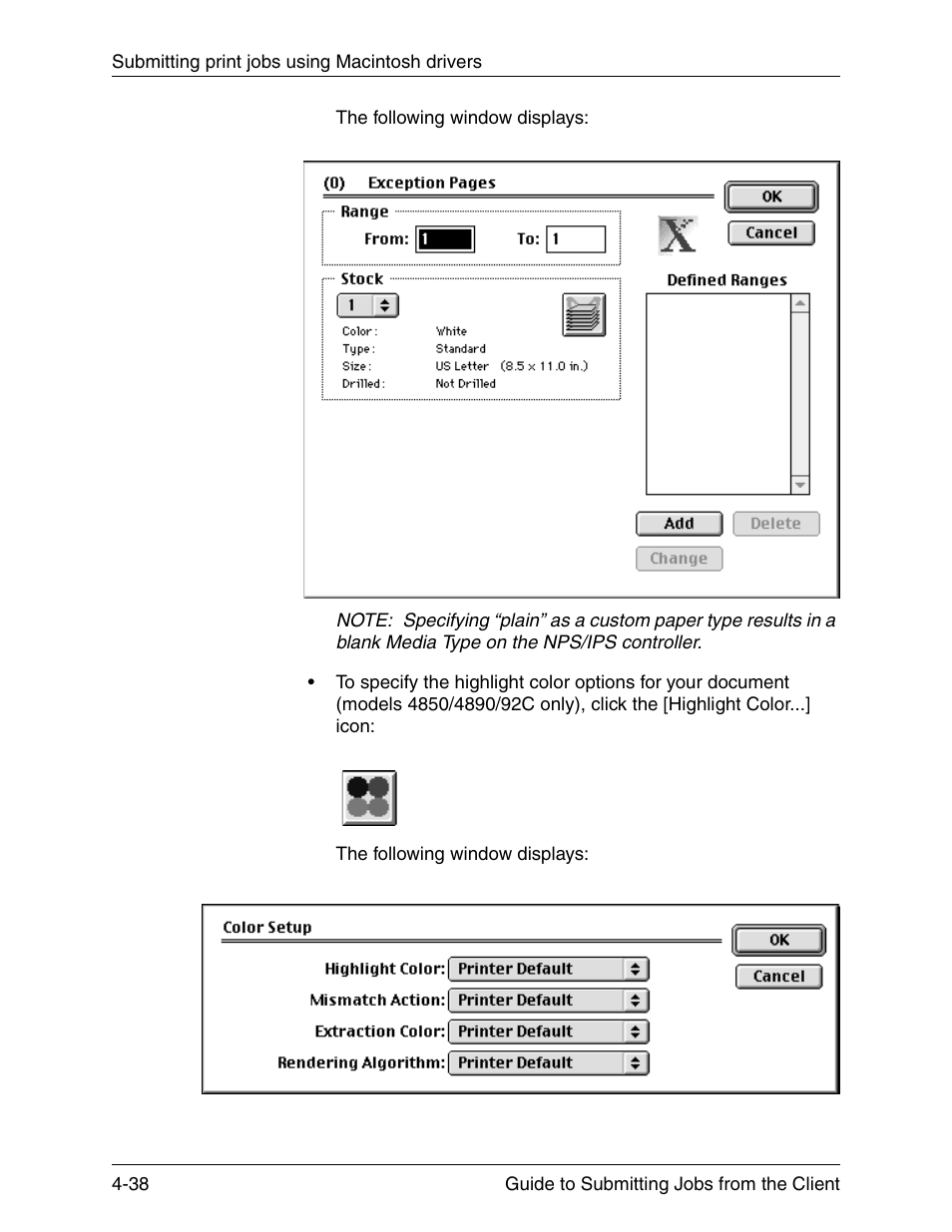 Xerox DocuPrint 721P90350 User Manual | Page 126 / 216